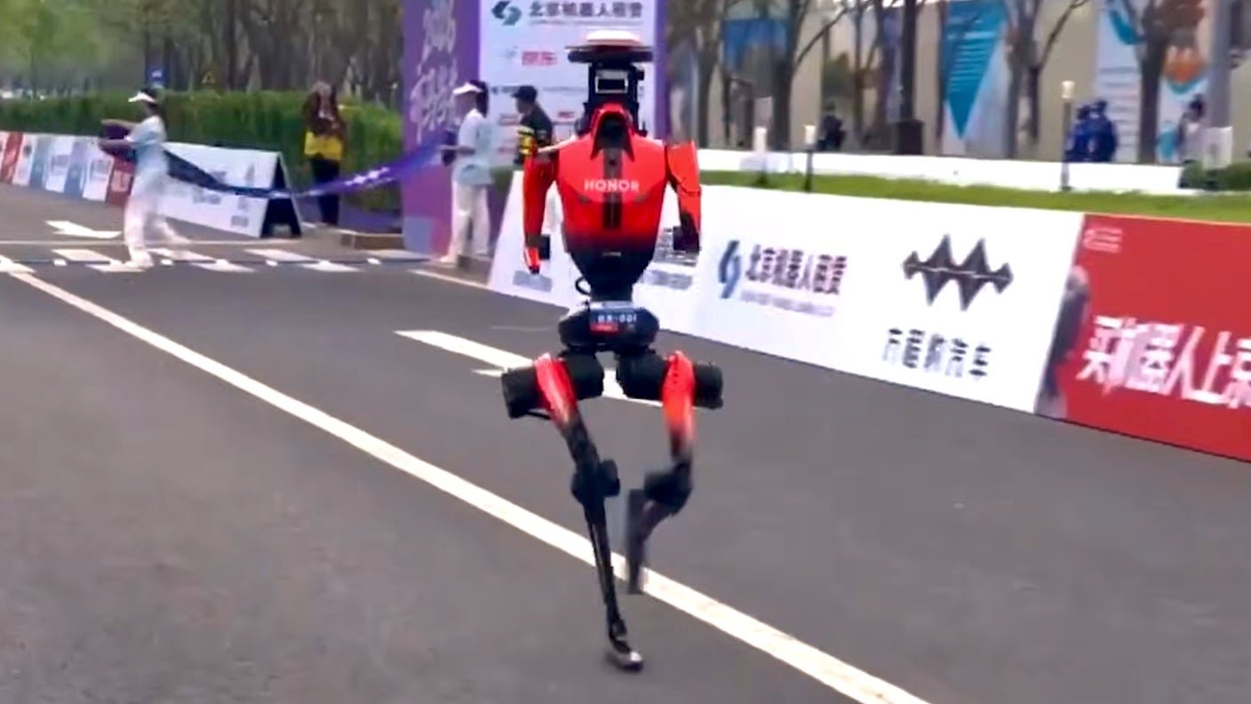 A Humanoid Robot Beat the Human World Record for a Half Marathon
