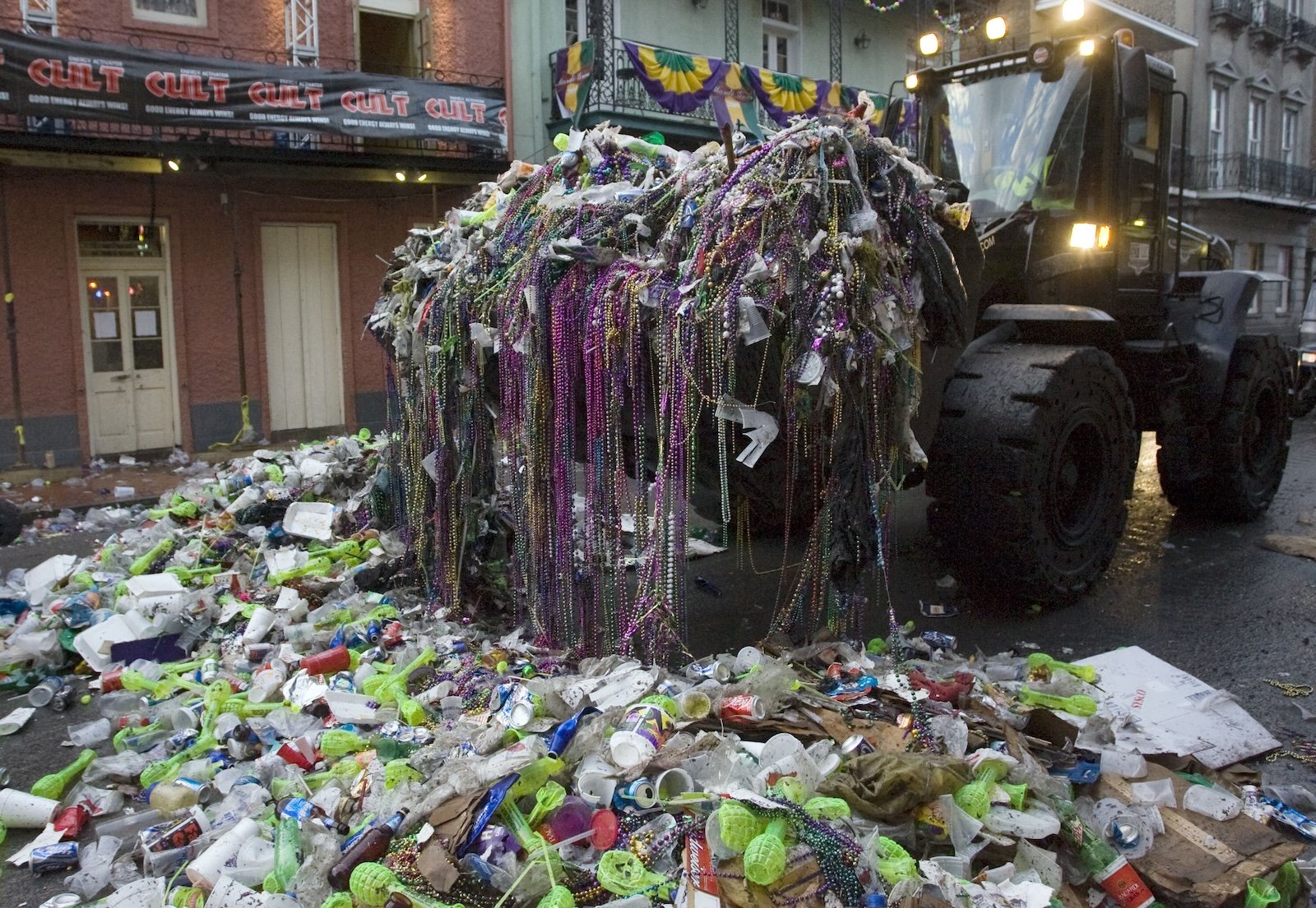New Orleans wants to fix its Mardi Gras mess. So why is the trash pile still growing?