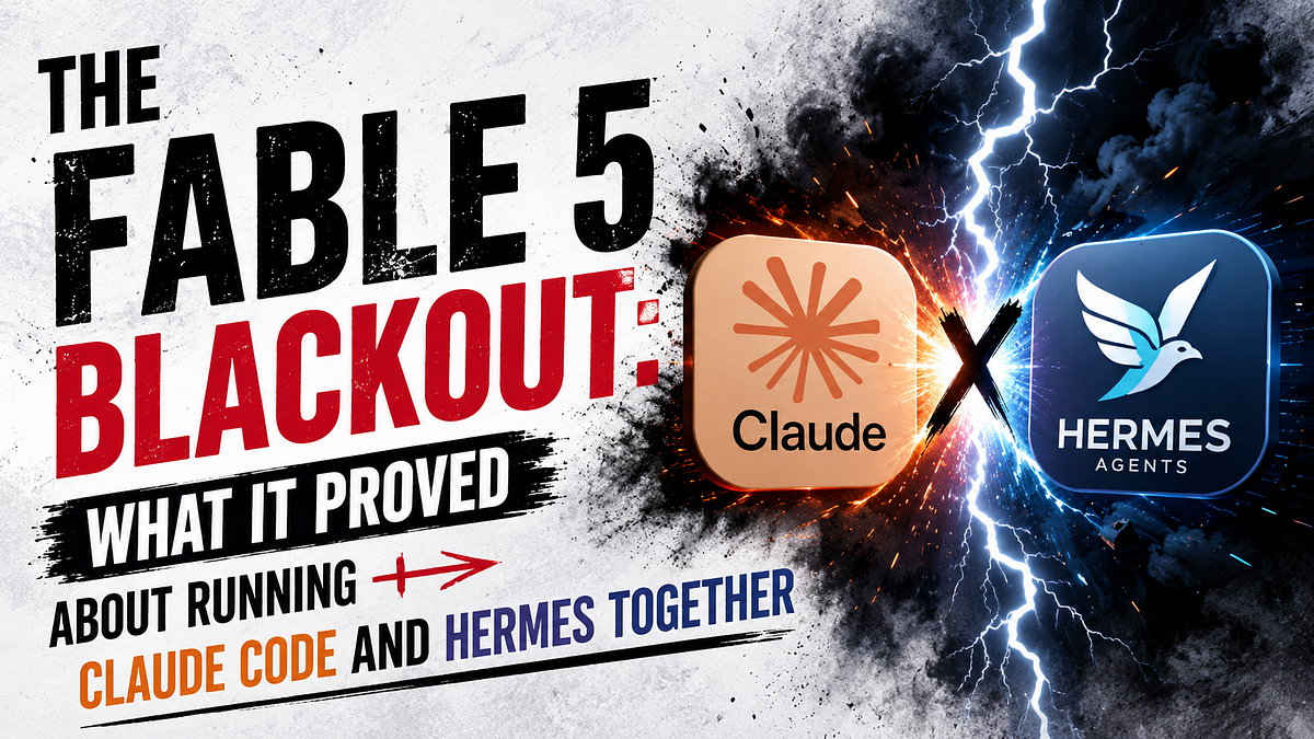 The Fable 5 Blackout: What It Proved About Running Claude Code and Hermes Together | by Anup Karanjkar | Jul, 2026