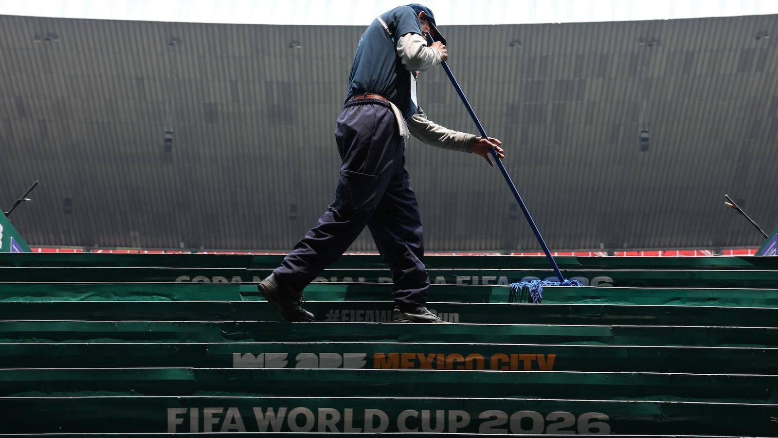 Workers are risking dangerous heat to keep the World Cup running