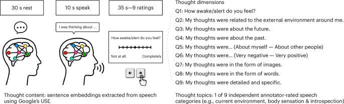 Ongoing thoughts at rest reflect functional brain organization and behaviour